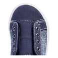 thumbnail image 4 of Wonder Nation Baby Boy Lace-less Canvas Sneakers, Sizes 2-6, 4 of 7