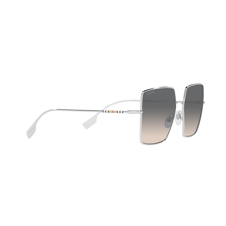 Burberry BE 3133 Womens Square Sunglasses, Silver Metal  display picture 1