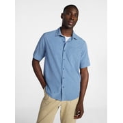 Men's Commuter Shirt with Short Sleeves, Sizes S-3XL