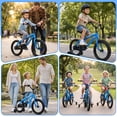 thumbnail image 2 of Enjoyrun 14" Kids Bike,Bike for Boys and Girls with Training Wheels,Children's Bicycles for Ages 3–7,Blue, 2 of 7
