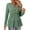 Green, variant on FASHOFT V Neck Long Sleeve Shirts For Women Casual Peplum Knit Ruffle Hem Tunic Fall Winter 2023 Tops Casual Basic Soft Blouses Black L