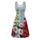 thumbnail image 4 of Vestido sin mangas informal sin mangas para mujer, vestido con cuello redondo y estampado floral de verano para la playa Pompotops  ghjkhdj1554, 4 of 5