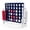 White + Navy, variant on Costway 4-to-Score Giant Game Set 4-in-a-Row Connect Game with Net Storage Mesh Pocket for Kids & Adult Muticolor