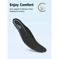 thumbnail image 4 of Sosenfer Men's Breathable Slip on Walking Shoes Hands Free Slip in Sneakers Easy Wear Running Shoes All Black, 4 of 7