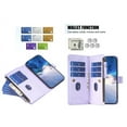 thumbnail image 4 of Compatible with Google Pixel 7 Pro Premium PU Leather Wallet Case with 9 Card Slots Zipper Pocket and Hand Strap, 4 of 5