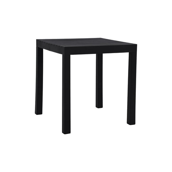 F. Corriveau International - Table Bistro Carrée d'Été, 28 Pouces de Large, Intérieur/extérieur, Noir