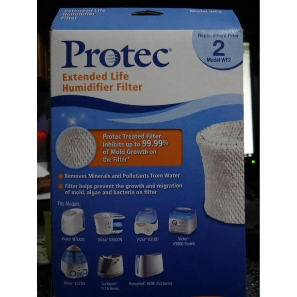 NEW! Protec WF2 Extended Life Replacement Humidifier Filter 1 box