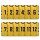 thumbnail image 1 of 12 PCS Adults Soccer Pinnies Quick Drying Football Team Jerseys Youth Sports Scrimmage Soccer Team Training Numbered Bibs Practice Sports Vest, 1 of 5