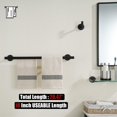 thumbnail image 3 of Double Towel Bar Matte Stainless Steel Bath Towel Rack for Bathroom Towel Holder Wall Mount Total Length TBLPB, 3 of 9