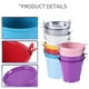 thumbnail image 5 of 12pcs for Flowers Mini Buckets Metal Table Decoration (Random Color), 5 of 5