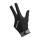 thumbnail image 5 of Guante de billar, guante deportivo, guantes elásticos para espectáculo, antideslizantes, de secado rápido para adultos con muñeca ajustable para mano empalme negro, 5 of 8
