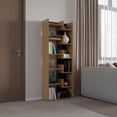 thumbnail image 3 of Depot E-Shop Hoodsport Bookcase, 11 Shelves, Natural Oak / Black Wengue, 3 of 6