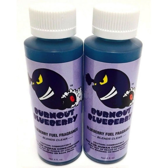 Power Plus Lubricants-2 PACK BLUEBERRY Fuel Fragrance for Car, Motorcycle, ATV, IMCA - 4 fl oz