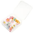 thumbnail image 3 of Punaises en Forme de Fleur pour Planche de Liège Couleurs Assorties Punaises en Plastique pour 21 Pcs, 3 of 8
