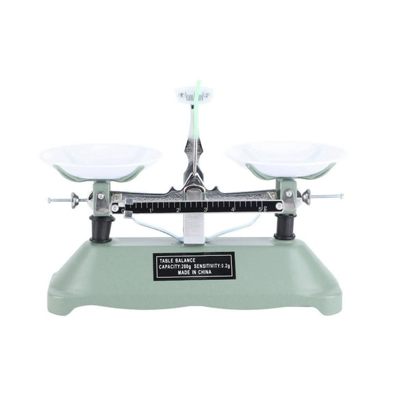 Lab Mechanical Balance, 200g or 0.2g Tray Balance Scale with Weights for Physics Chemistry Teaching