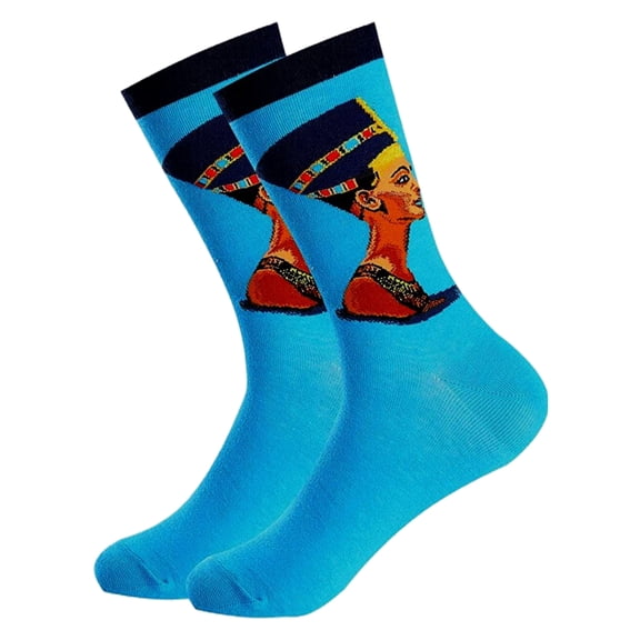 Nefertiti Famous Art Socks Size: Large