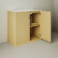 thumbnail image 5 of Lafayette 36" Freestanding Bathroom Vanity in Natural Oak with 3-Hole Widespread Sink Top, 5 of 5