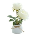 thumbnail image 2 of Visland 27 cm Artificial Plastic Fabric Bright Hydrangea Home Bouquet, 2 of 5
