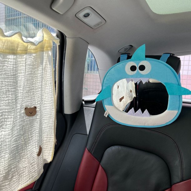 Cute Owl Observation Mirror Cartoon Animal Basket Observation Mirror Baby Safety Seat Car Mirror