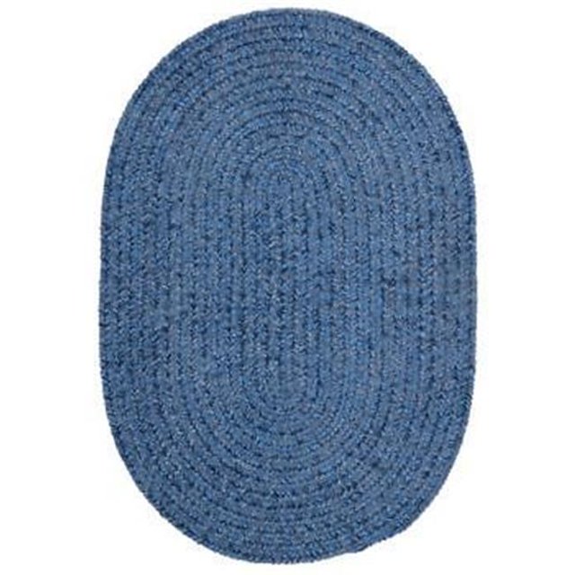 Colonial Mills Tapis S501R024X144 Pré de Printemps - Bleu Pétale 2 Pi x 12 Pi Tapis Tressé