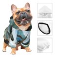 thumbnail image 3 of Gaeub Lake Forest Dinosaur A Dog Hoodie Sweatshirts Warm Dog Clothes for Small Dogs,Puppy and Cat Costume-Small, 3 of 7