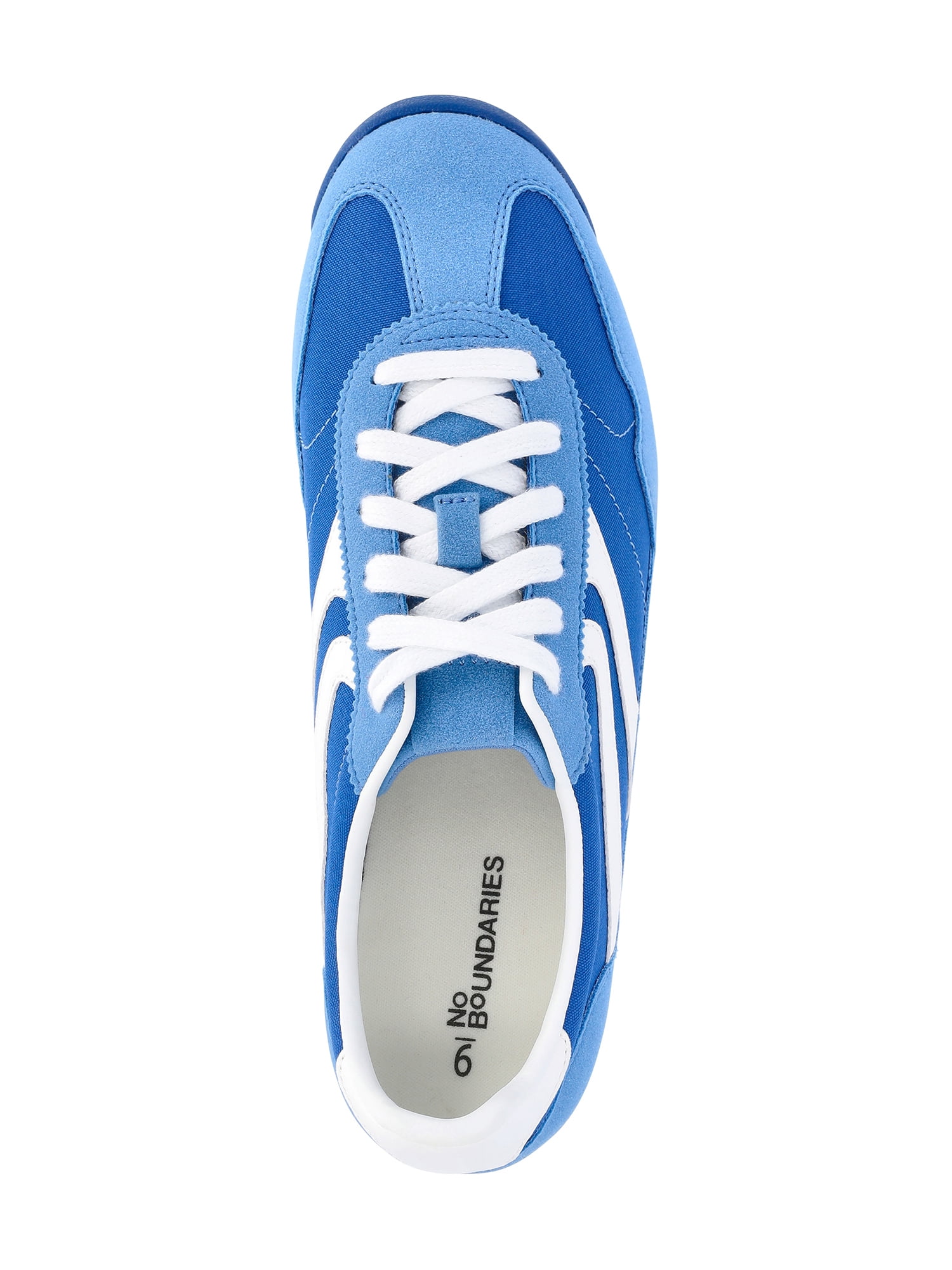 No Boundaries Retro Lace-Up Sneakers, Women's