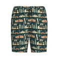 thumbnail image 3 of Picia UAE Travel1 1 Pajama Shorts for Men, Men's Pajama Bottoms, Sleepwear,Short Pajama Pants-Medium, 3 of 9