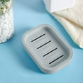 thumbnail image 2 of Btomtd Soap Dish with Drainage Layer, Keeps Soap Dry Soap Tray for Gym Camping Bathroom, Easy to Clean Soap Storage Case and Soap Holder, Light Blue, 2 of 7