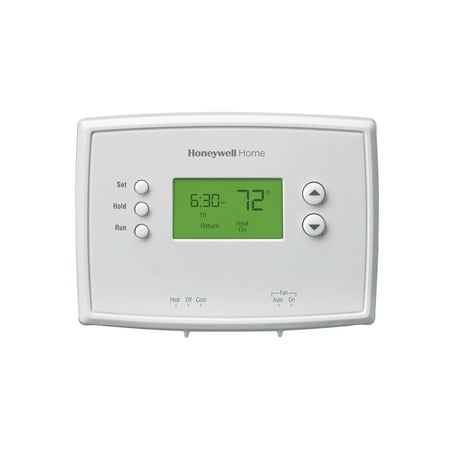 Honeywell Home RTH2300B1038 5-2 Day Programmable Thermostat for Heat and Cool with Lighted Display | White