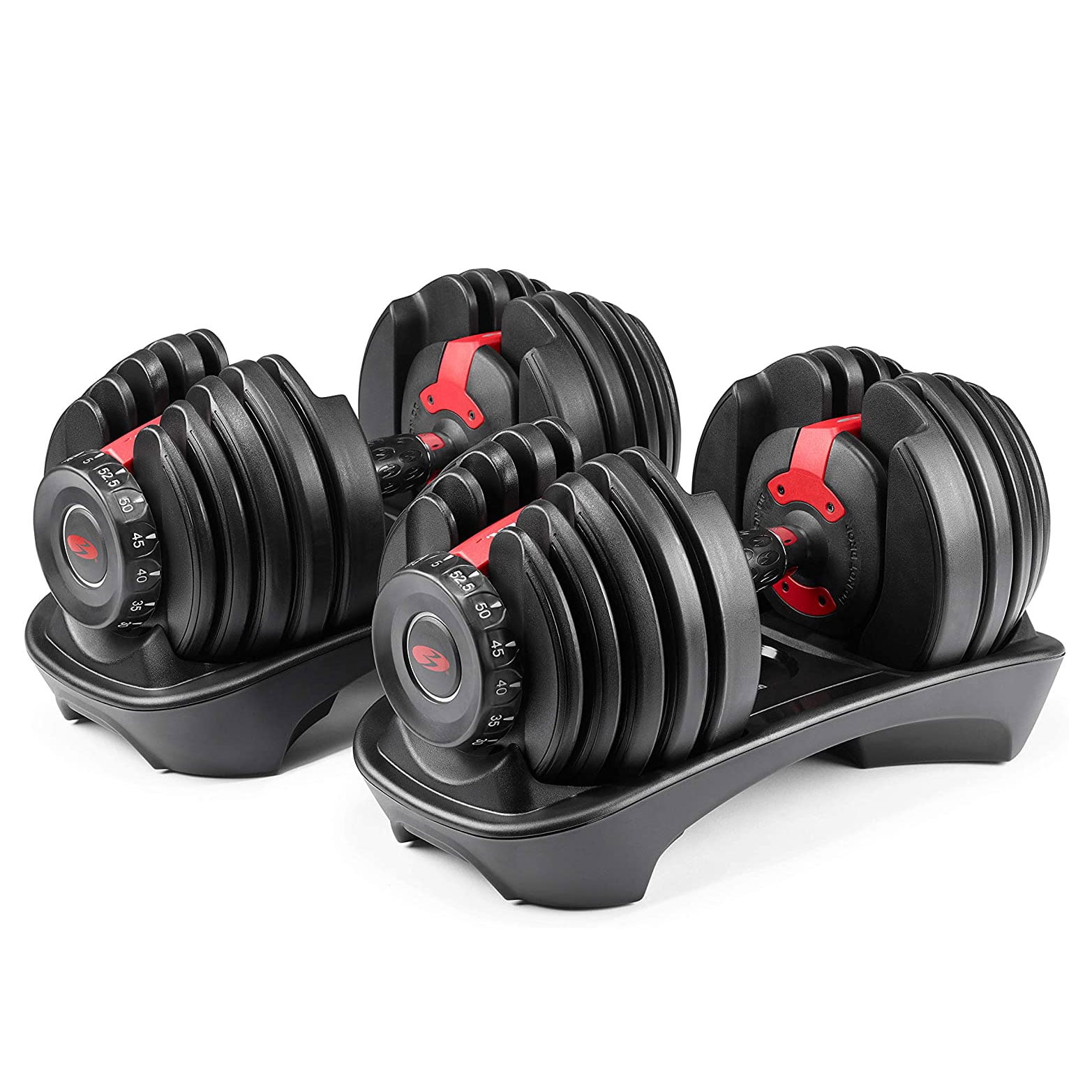 Bowflex SelectTech 552 Adjustable Workout Exercise Dumbbells Weight Set Pair Walmart