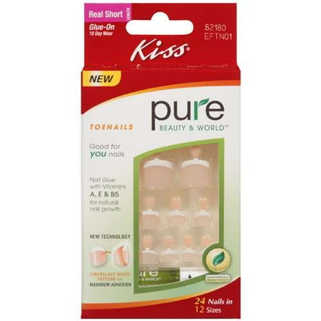 Kiss: Toenails Pure, 1 ct
