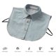 thumbnail image 5 of Blusa con cuello falso desmontable, medias camisas, cuellos falsos falsos para mujeres y niñas, 5 of 8