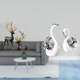 thumbnail image 2 of Elegante Colección De Figuras De Resina De Reno Y Cisne Para Mesa, Mueble, Sala De Estar, Decoración, Boda, Inauguración De La Casa, Regalo De Centro De Mesa, 2 of 8