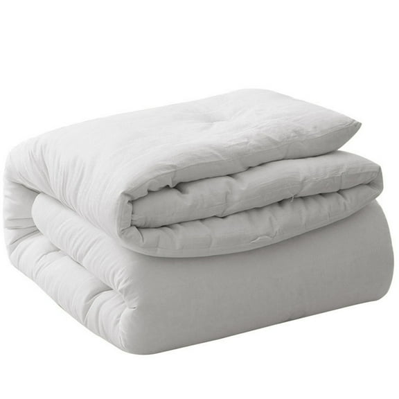 Qocolhg Comforters Queen Size, Double Bed Quilt Pure Cotton Jacquard Healthy Soft Thick and Warm Winter Bedroom Natural Soybean Fiber Quilt Down Quilt for Adults, 78.7x59 Inch