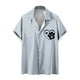 thumbnail image 1 of Camiseta Casual con Botón de Solapa de Color Sólido de Manga Corta para Hombres, Camiseta Ligera para Fiesta, Trabajo, Viajes Y Primavera Verano, 1 of 5