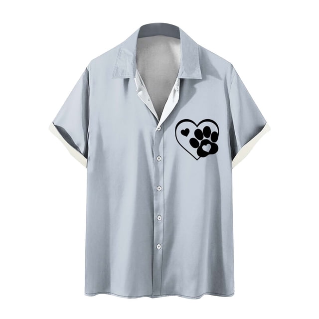 Camiseta Casual con Botón de Solapa de Color Sólido de Manga Corta para Hombres, Camiseta Ligera para Fiesta, Trabajo, Viajes Y Primavera Verano