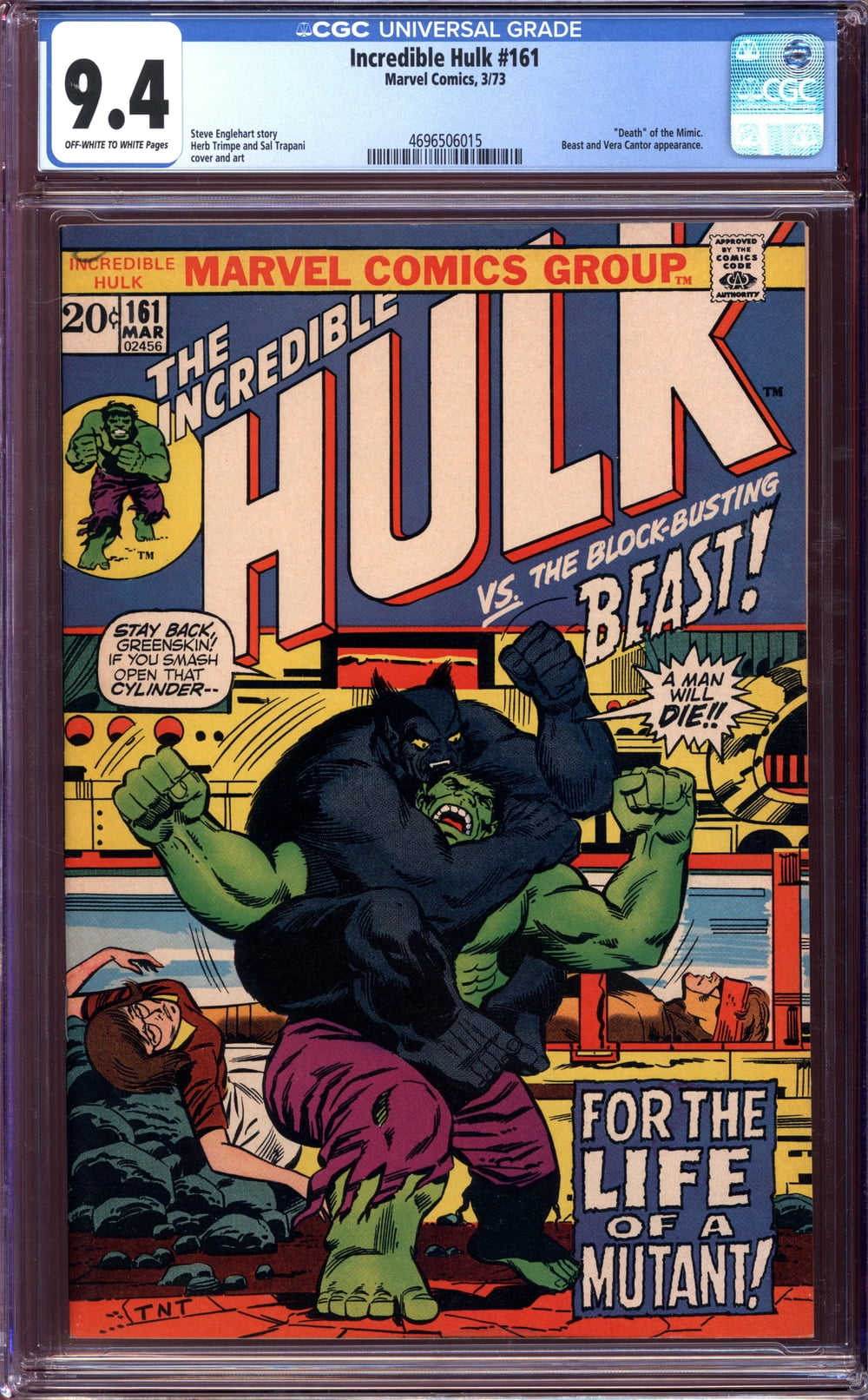 Cover of The Incredible Hulk #161