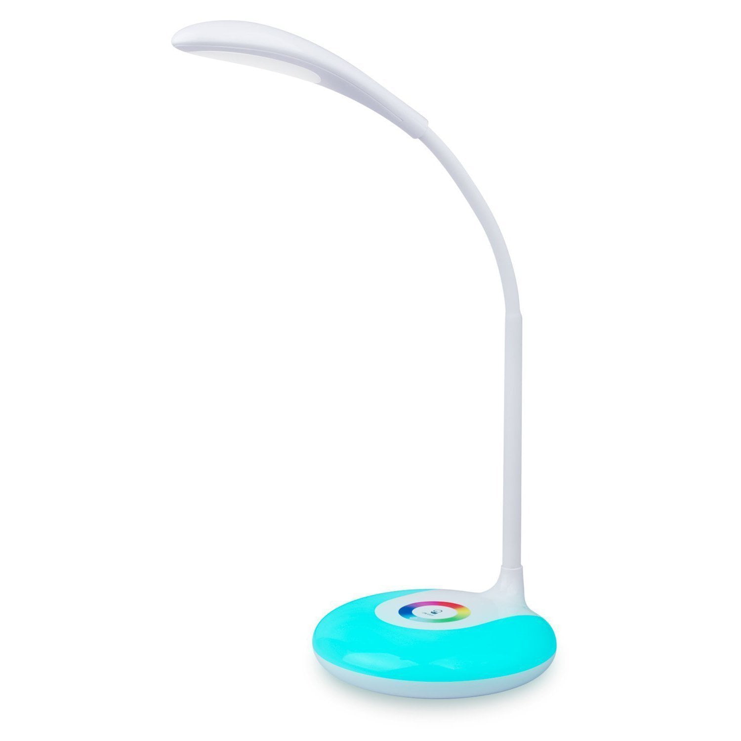 Etekcity Wireless Rechargeable Color Led Desk Lamp Eye Caring Table With Full Changing Night Light Touch Control Flexible Gooseneck 3