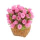 thumbnail image 2 of 144x Flores artificiales Cabezas de rosas Planta Floral Boda dulces Decoración artesanal Rosa 2 Gloria Flor artificial, 2 of 7