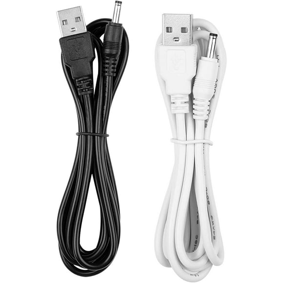 Charger Replacement for Fairywill Sonic Electric Toothbrush - USB Charging Cable 2-Pack