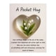 thumbnail image 1 of Abrazo de bolsillo con flor de nacimiento y poemas de aliento curativo. Recuerdo de corazón transparente con flor de nacimiento, regalo sentimental portátil., 1 of 8