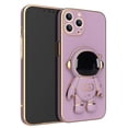 thumbnail image 3 of 3D Plating Astronaut Hidden Stand Case Cover Cute Astronaut Stand Phone Case para IPhone 12Pro TPU Cover, 3 of 3