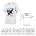 thumbnail image 5 of LAOLIUSN 250th Anniversary “250 Years” 1776-2026 Patriotic Eagle American Flag Graphic T-Shirt, 100% Cotton, Unisex S-4XL, 5 of 5