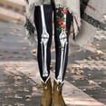 thumbnail image 2 of LILIYA Women's Halloween Leggings 3D Pumpkin Print Cos Outfit Stretchy Soft High Waisted Workout Sports Yoga Pants Casual Plus Size Streetwear, 2 of 6