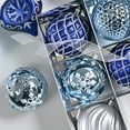 thumbnail image 6 of 3.15" Christmas Balls Ornaments for Xmas Tree, Navy Blue Silver Shatterproof Christmas Tree Decorations Hanging Ball for Holiday Party Decor, 12 PCS, 6 of 10