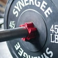 thumbnail image 3 of Synergee Rogue Red Aluminium Barbell Collars - Locking 2" Olympic Size Weight Clamps - Quick Release Collar Clips - Bar Clamps, 3 of 4