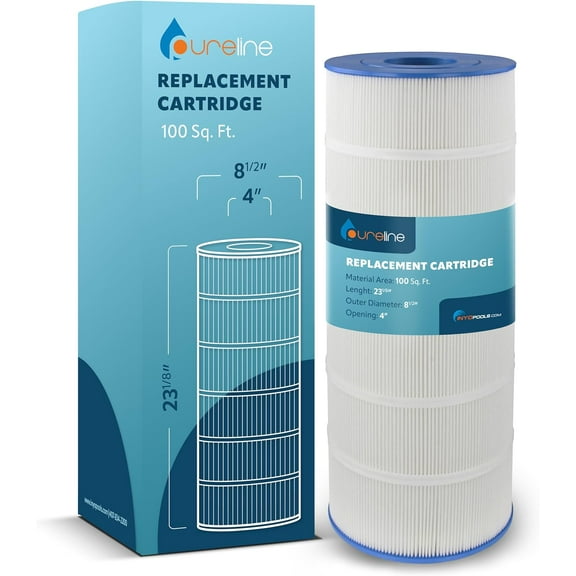 Pureline Pool Replacement Cartridge Filter, 100 Sq Ft, PL0144, Compatible with Hayward C-1100, C-8610, Hayward Star Clear II