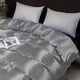 thumbnail image 4 of Coberturas de edredón de seda lujosa, fundas de cama con cremalleras, estilo moderno, duradero, para dormitorio, alta calidad, seda 100%, fácil de instalar, para matrimonio, para hogar,, 4 of 9
