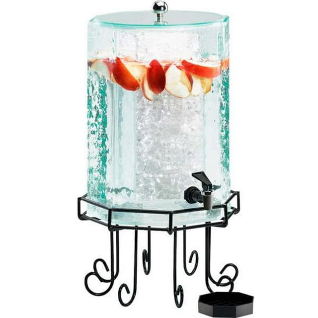 Cal Mil 932-2 2 gal Beverage Dispenser Faux - Black Base