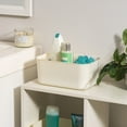 thumbnail image 6 of IRIS Small Plastic Storage Organizer Basket, Off-White, 6 of 9